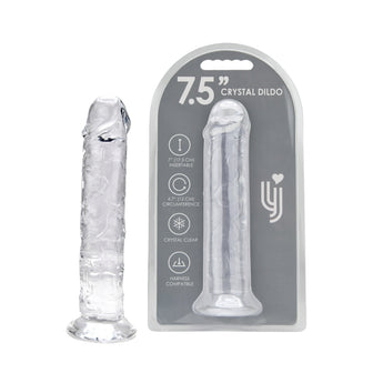 loving-joy-7-5-inch-suction-cup-dildo-clear